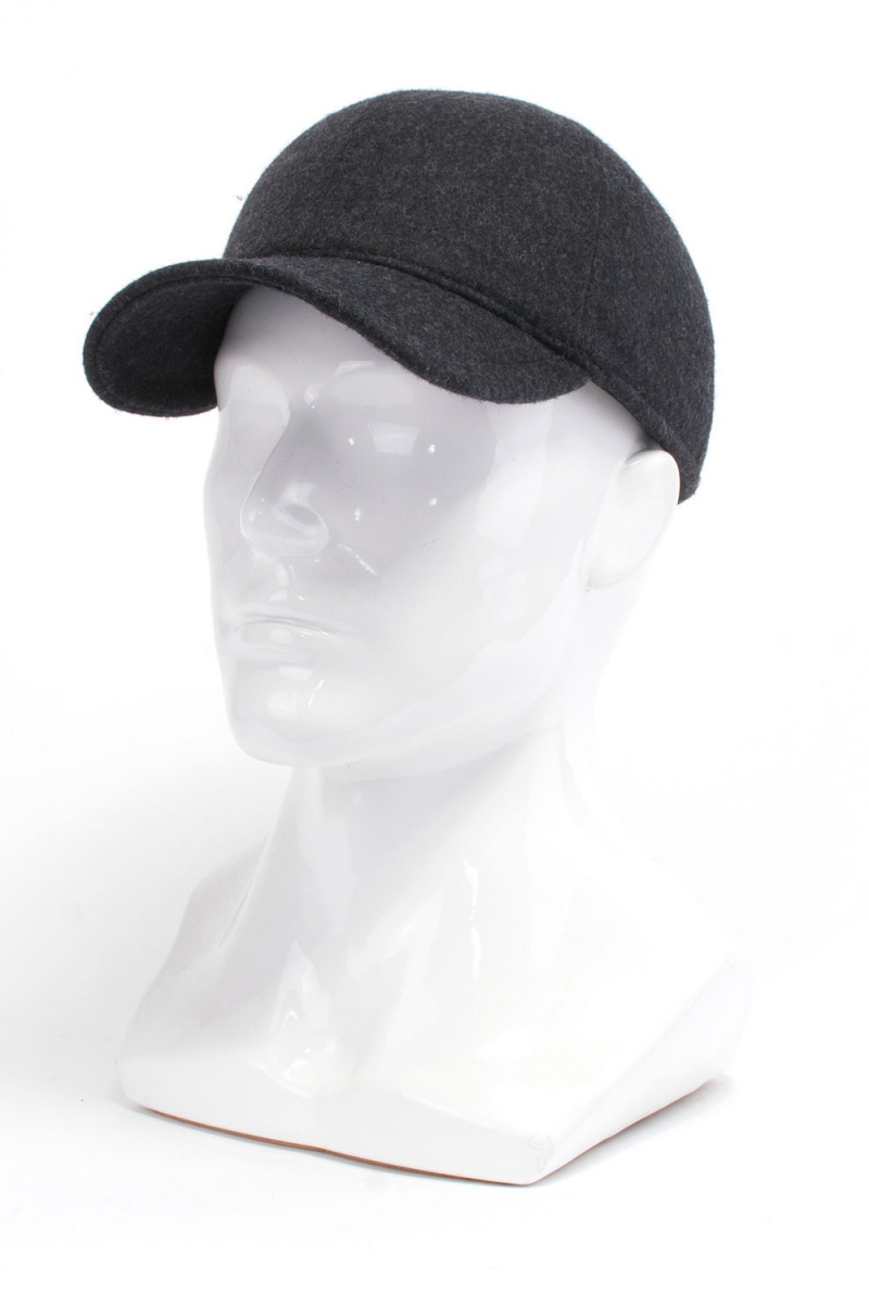 Wigéns - Black Earflap Cap - Baseball Cap Black Ear Flap @ Hatstore